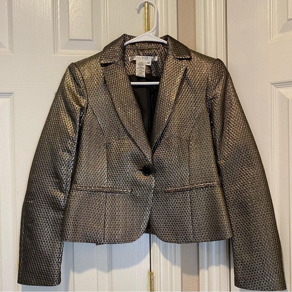 Max Studio Metallic Blazer